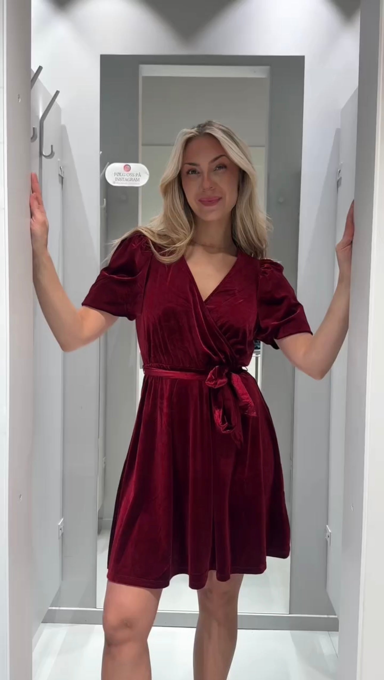 AWBELLA Short Dress - Biking Red